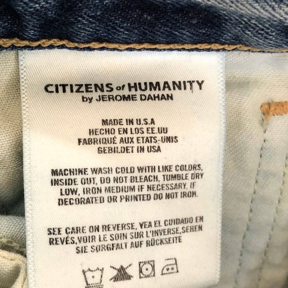 Citizens of Humanity Cora Crop relxd shadow inseam - Picture 9 of 11